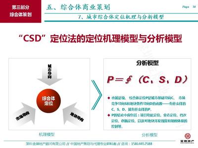 基于房地产策划定位的数学分析模型 深圳创新型地产与旅游开发策略